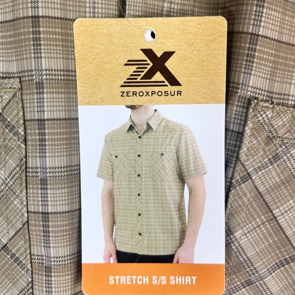 ZeroXposur Stretch Active Travel Shirt
Comfort Lightweight UPF30+ NWT - Picture 3 of 10